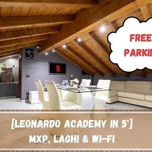 Leonardo Academy In 5' - Parcheggio Gratis - Laghi & Wi-fi Appartamento